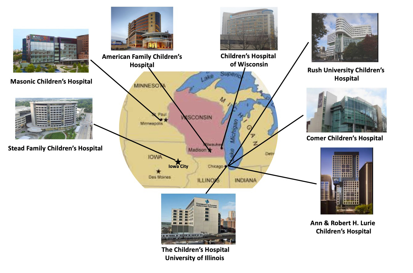 Map of Hospital Locations